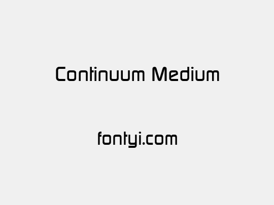 Continuum Medium