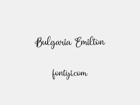 Bulgaria Emilton