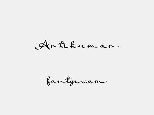Antikuman