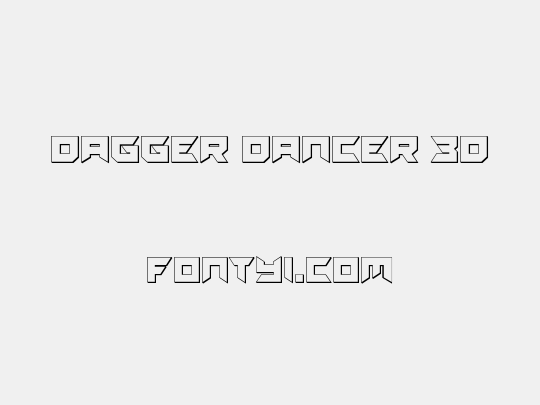 Dagger Dancer 3D
