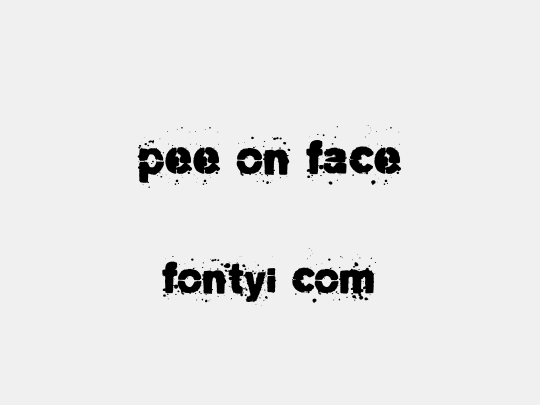 Pee_on_face