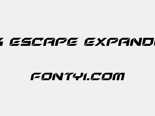 New York Escape Expanded Italic