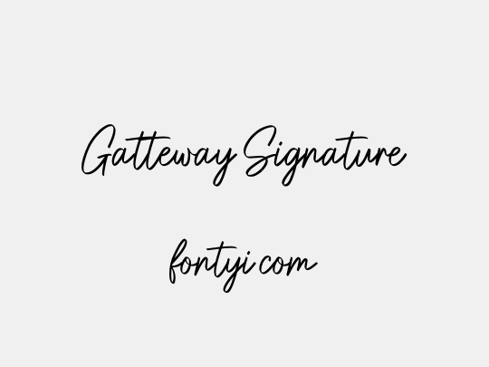 Gatteway Signature