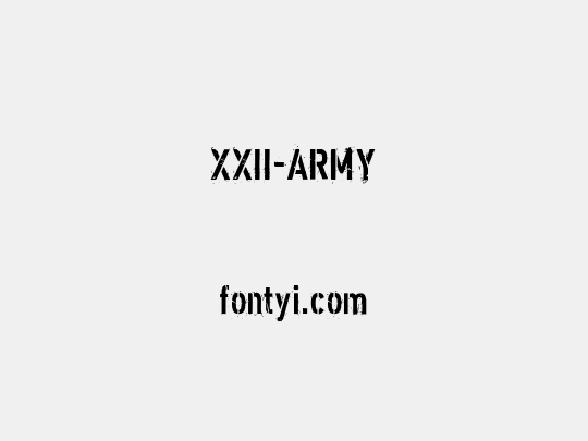 XXII-ARMY