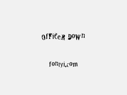 OfFiCeR DoWn