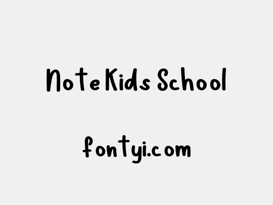 Note Kids School