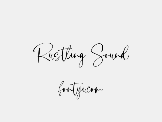 Rustling Sound