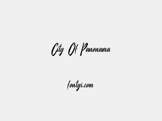 City Of Panonama