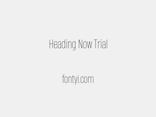 Heading Now Trial