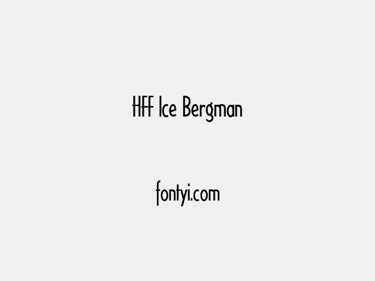 HFF Ice Bergman