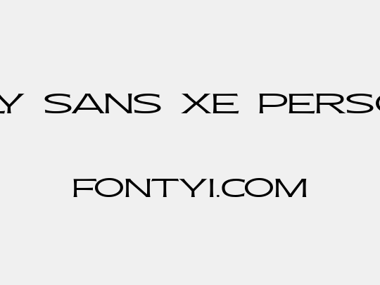Molly Sans XE PERSONAL