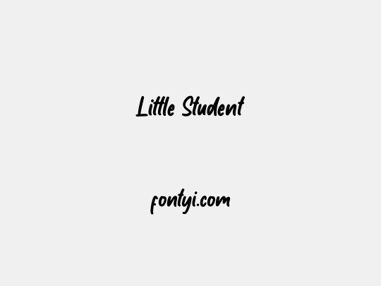 Little Student
