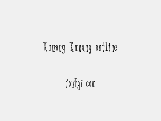 Kunang Kunang outline