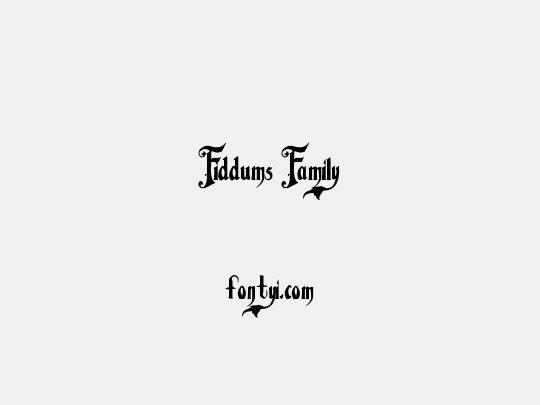 Fiddums Family
