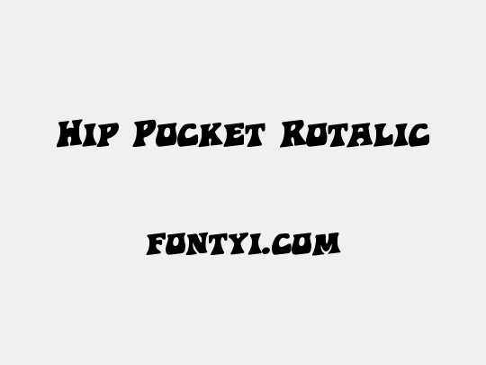 Hip Pocket Rotalic