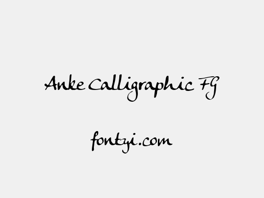 Anke Calligraphic FG