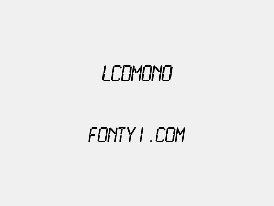 LCDMono