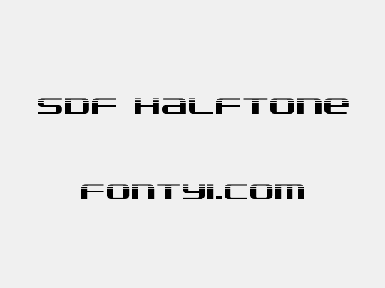 SDF Halftone