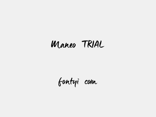 Maneo_TRIAL