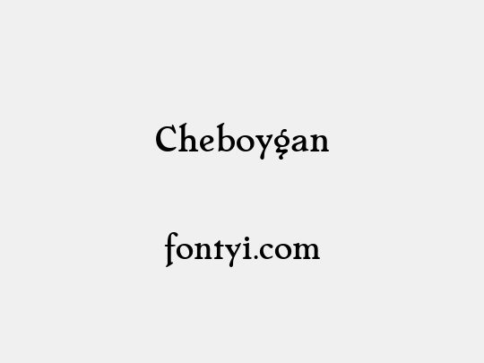 Cheboygan