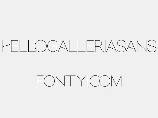 hellogalleriasans