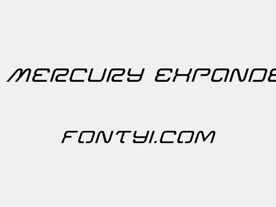 Miracle Mercury Expanded Italic