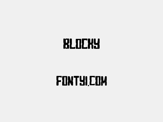 Blocky