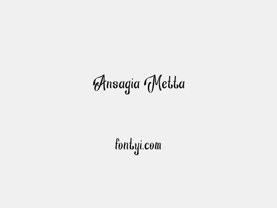 Ansagia Metta