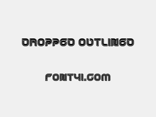 Dropped Outlined