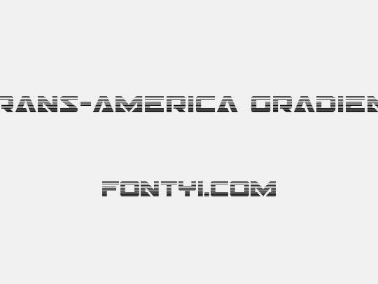 Trans-America Gradient