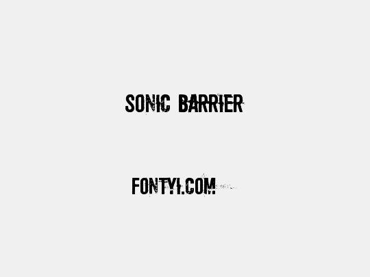 Sonic Barrier