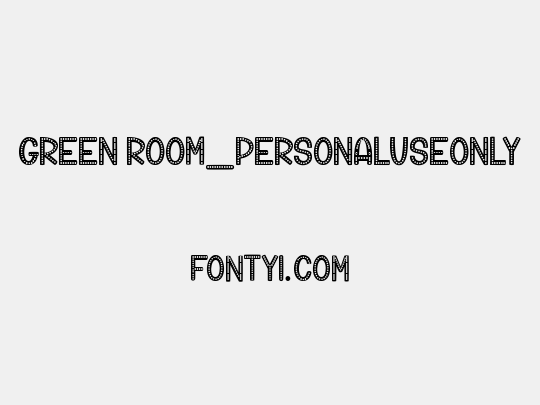 Green Room_PersonalUseOnly