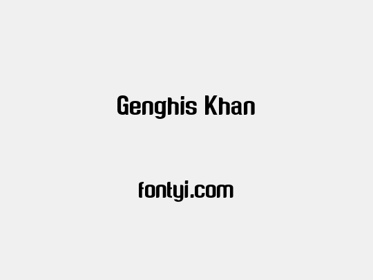 Genghis Khan