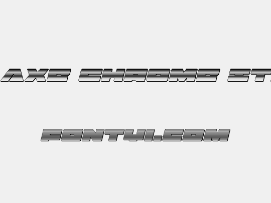 Bad Axe Chrome Italic