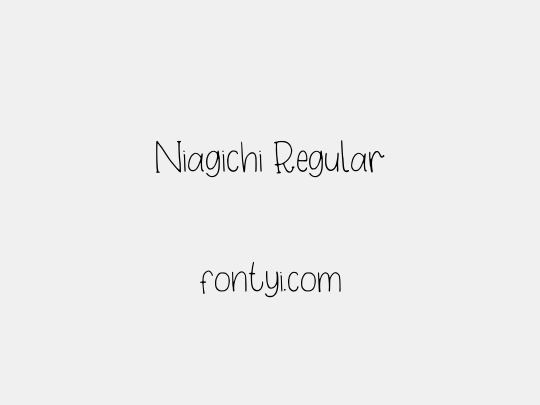 Niagichi Regular