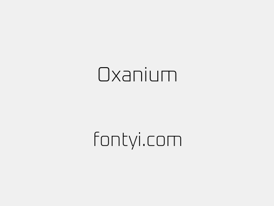 Oxanium