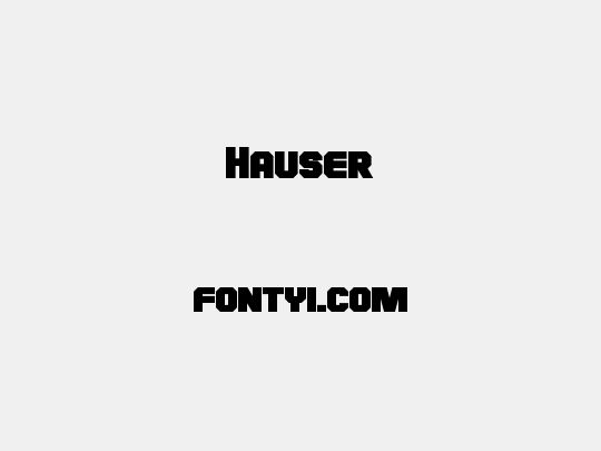Hauser