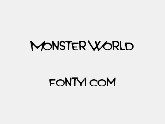 Monster World