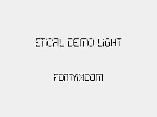 Etical Demo Light