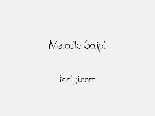 Marcelle Script