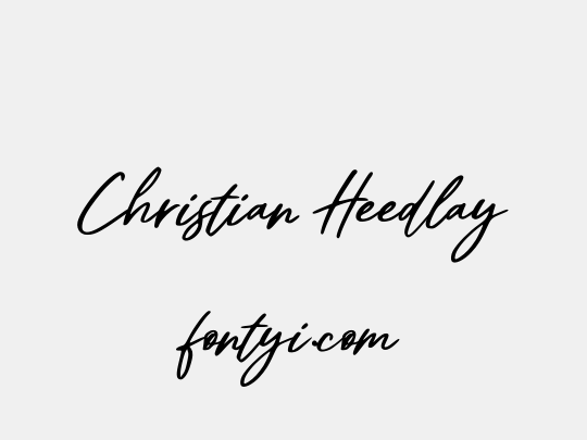 Christian Heedlay