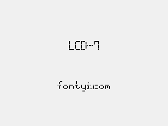 LCD-7