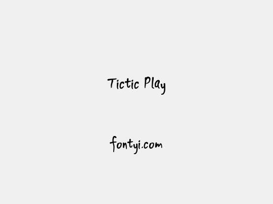 Tictic Play