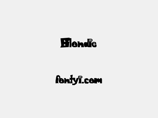 Blondie