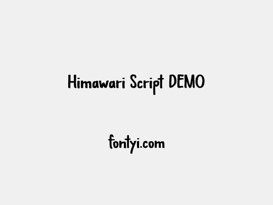 Himawari Script DEMO