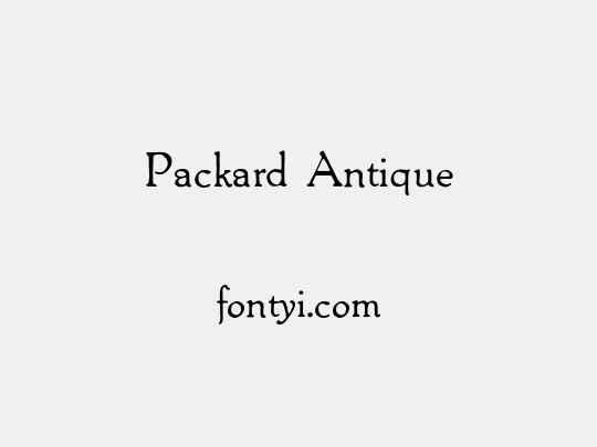 Packard Antique