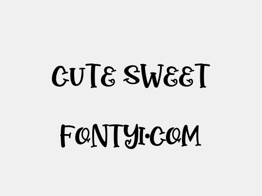 Cute Sweet