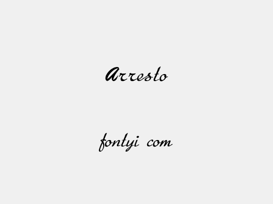 Arresto