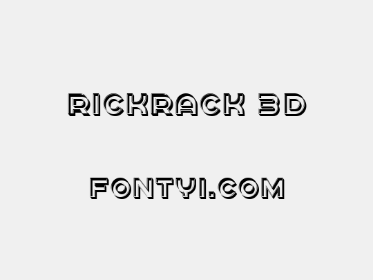 Rickrack 3D
