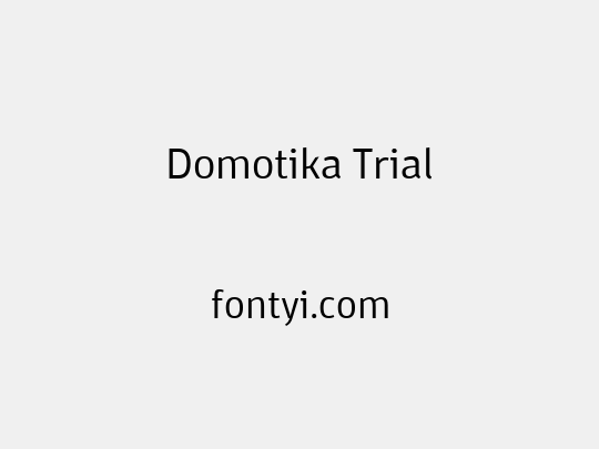 Domotika Trial